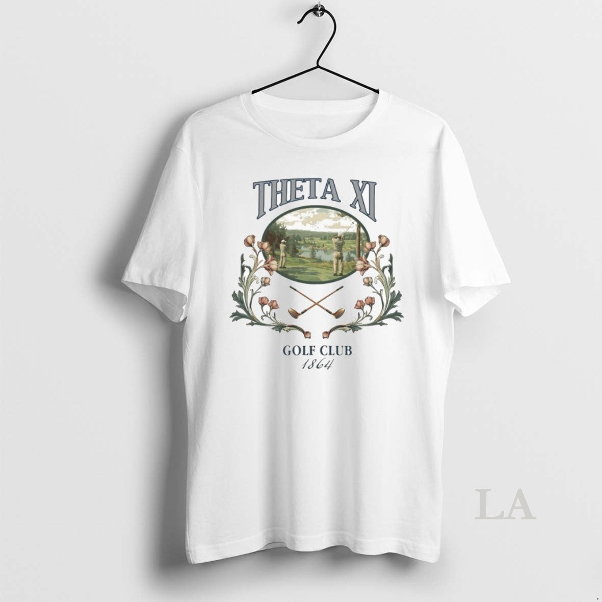 Original Theta Xi Golf Club 1864 Unisex T-shirt, Sweatshirt, Hoodie, Long Sleeve Tee - T-Shirt, Sweatshirt, Hoodie