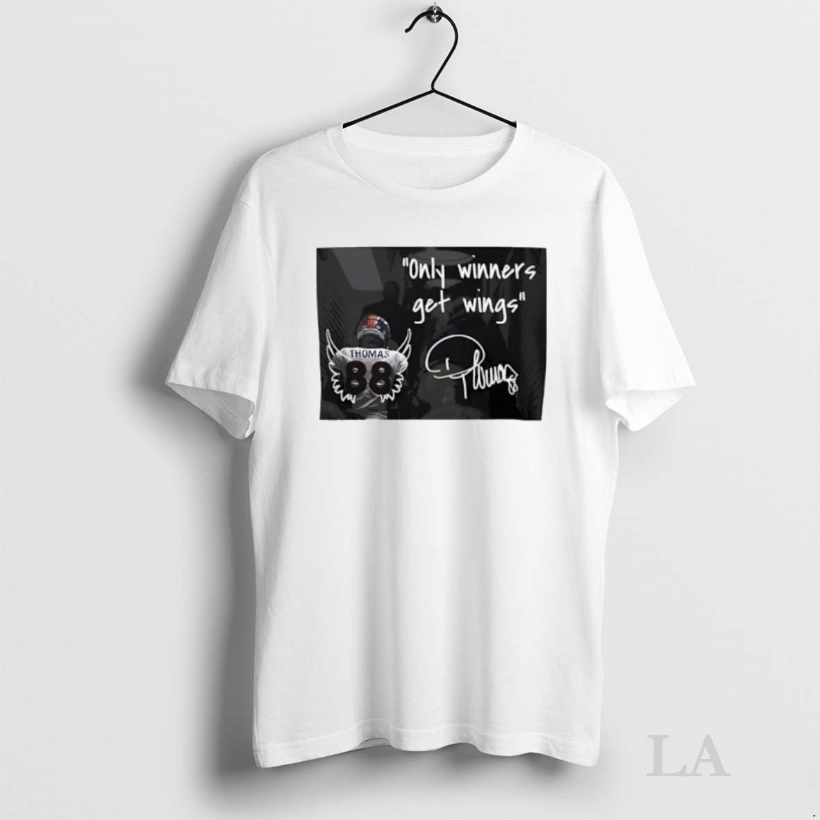 Original Thmas Number 88 Only Winners Get Wings Signature Unisex T-shirt, Sweatshirt, Hoodie, Long Sleeve Tee - T-Shirt, Sweatshirt, Hoodie
