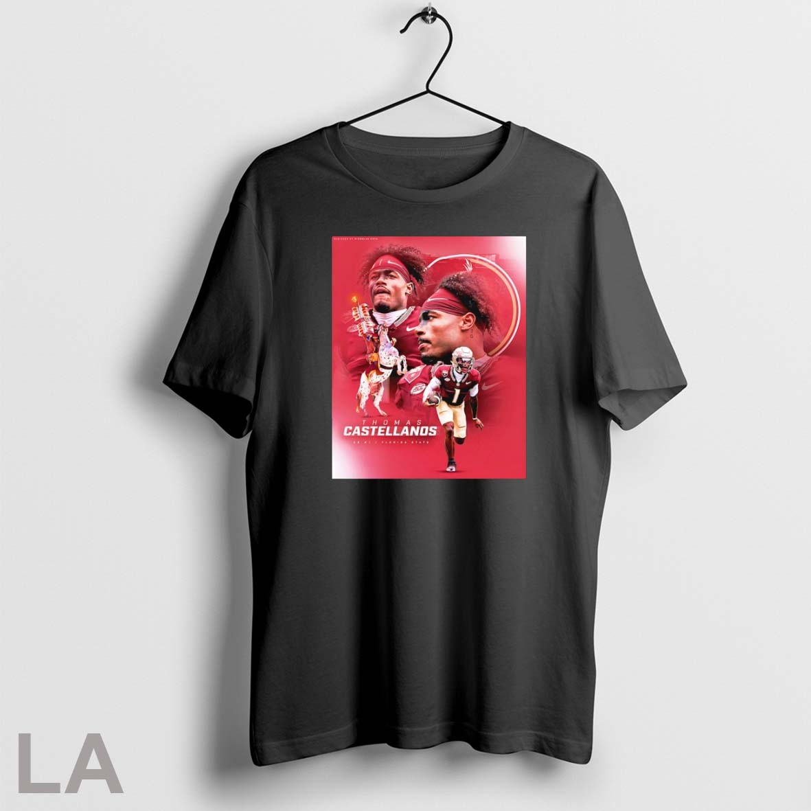 Original Thomas Castellanos Qb 1 Florida State Seminoles Football Graphic Unisex T-shirt, Sweatshirt, Hoodie, Long Sleeve Tee - T-Shirt, Sweatshirt, Hoodie