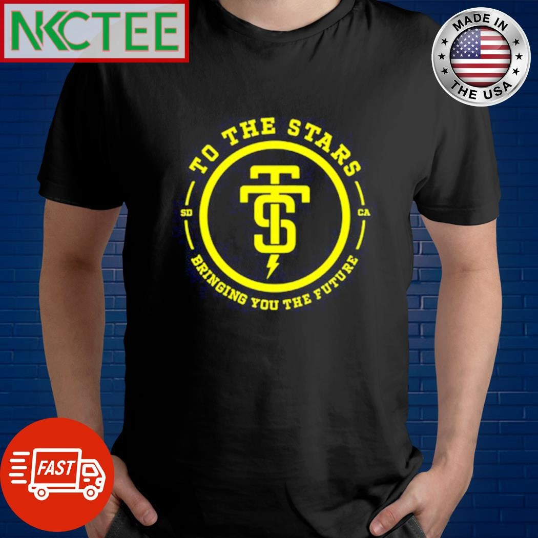 Original To the stars bringing you the future monogram circle shirt Unisex T-shirt, Sweatshirt, Hoodie, Long Sleeve Tee - T-Shirt, Sweatshirt, Hoodie