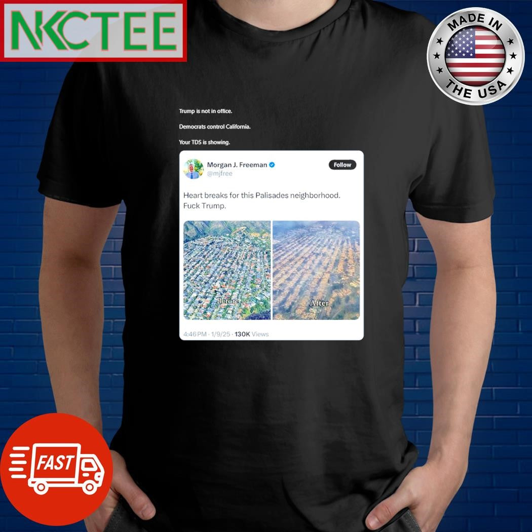 Original Trump is not in office Democrats control California shirt Unisex T-shirt, Sweatshirt, Hoodie, Long Sleeve Tee - T-Shirt, Sweatshirt, Hoodie