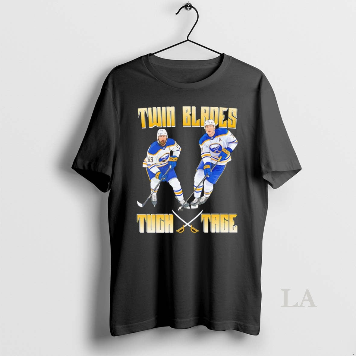 Original Tuch And Tage Twin Blades Buffalo Sabres Hockey Stanley Cup 2026 Unisex T-shirt, Sweatshirt, Hoodie, Long Sleeve Tee - T-Shirt, Sweatshirt, Hoodie