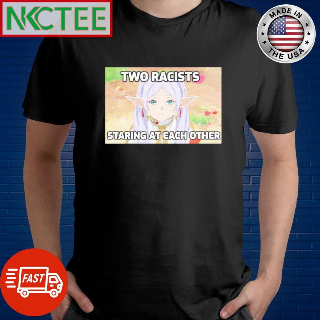 Original Two Racists Staring At Each Other Elf shirt Unisex T-shirt, Sweatshirt, Hoodie, Long Sleeve Tee - T-Shirt, Sweatshirt, Hoodie