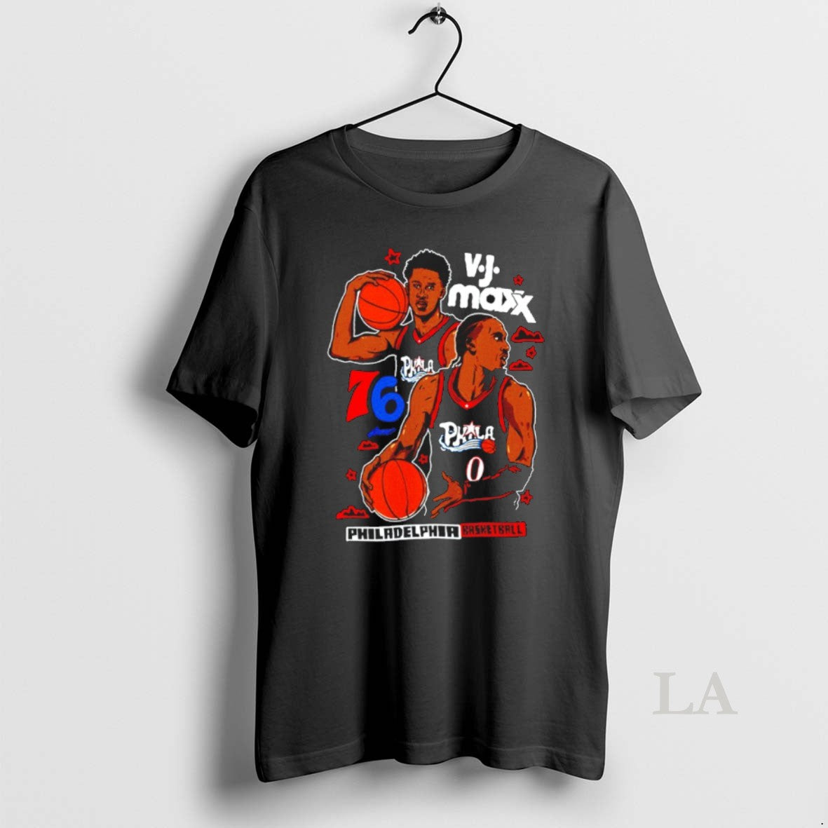 Original Tyrese Maxey Vs V J Unisex T-shirt, Sweatshirt, Hoodie, Long Sleeve Tee - T-Shirt, Sweatshirt, Hoodie