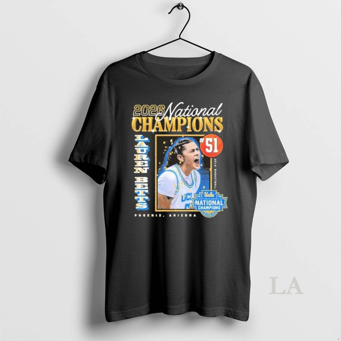Original Ucla Bruins 2026 Womens Basketball Ncaa Champions National Championship Lauren Betts National Champs - T-Shirt, Sweatshirt, Hoodie