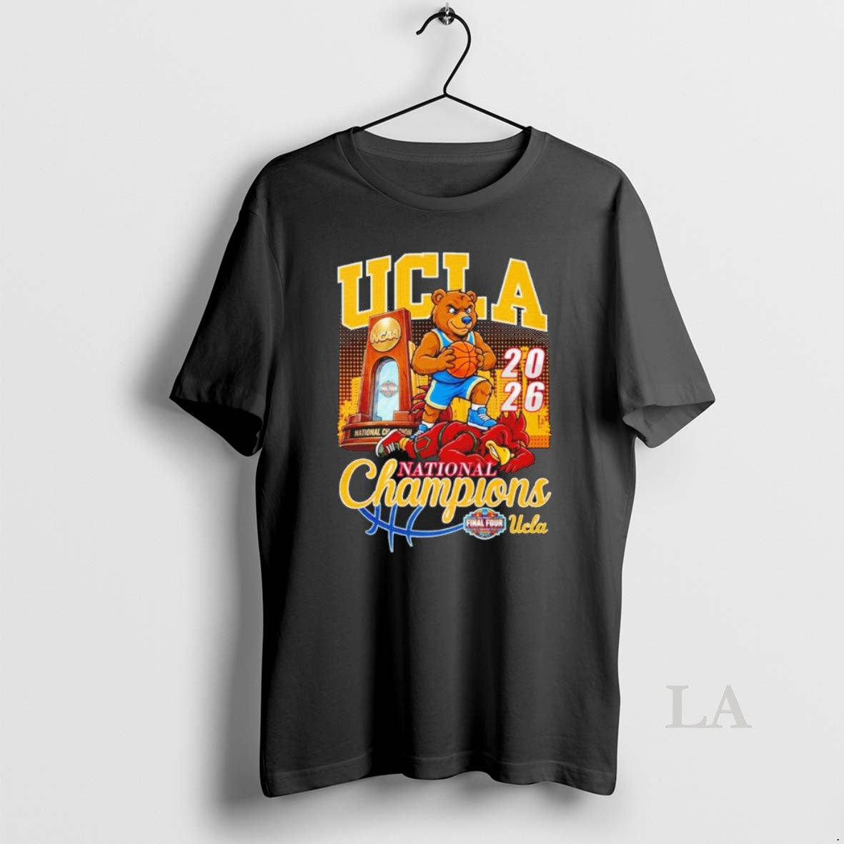 Original Ucla Bruins 79 51 South Carolina Mascot Ncaa Basketball National Champions 2026 Unisex T-shirt, Sweatshirt, Hoodie, Long Sleeve Tee - T-Shirt, Sweatshirt, Hoodie