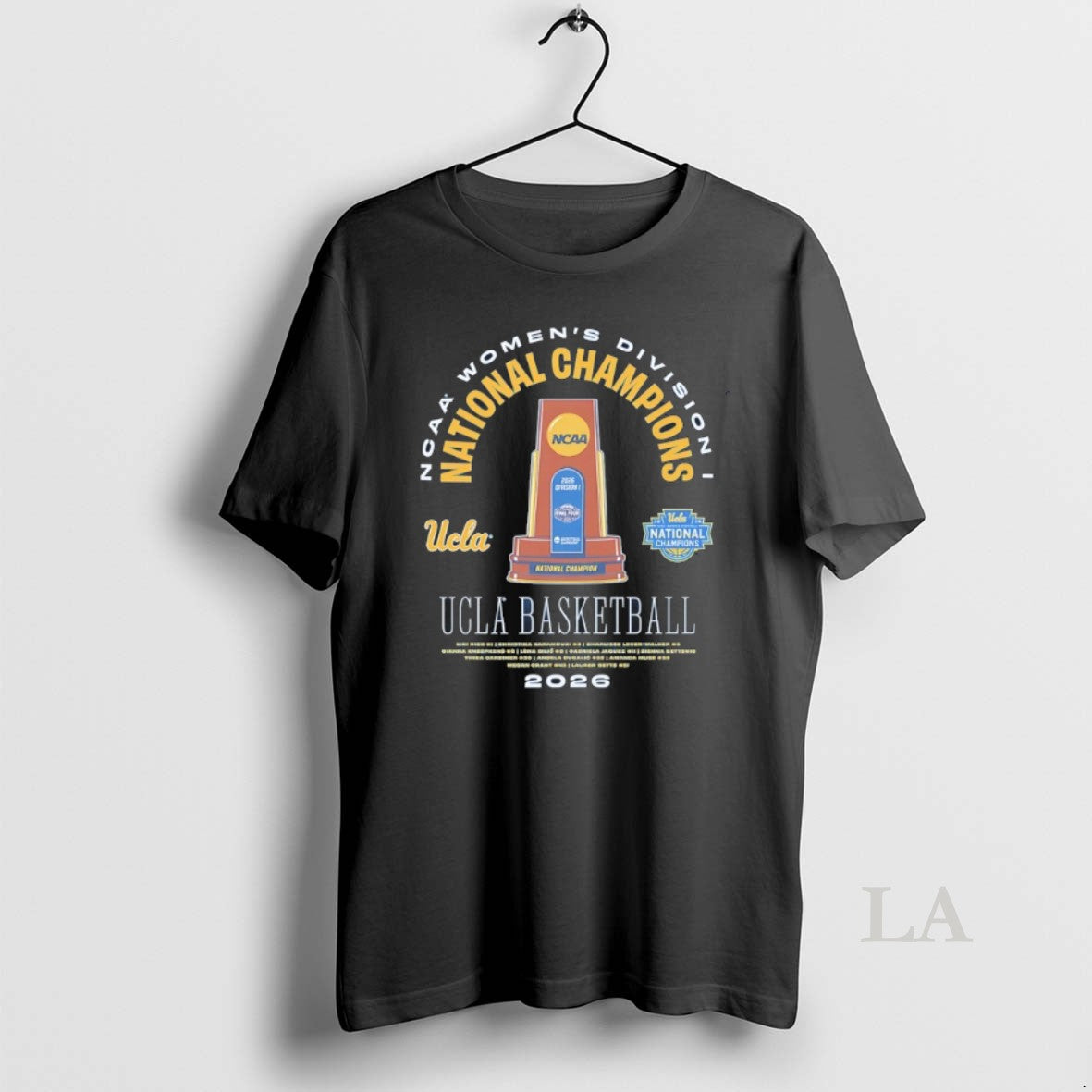 Original Ucla Buins 2026 Ncaa Womens Division I National Champions Trophy Unisex T-shirt, Sweatshirt, Hoodie, Long Sleeve Tee - T-Shirt, Sweatshirt, Hoodie