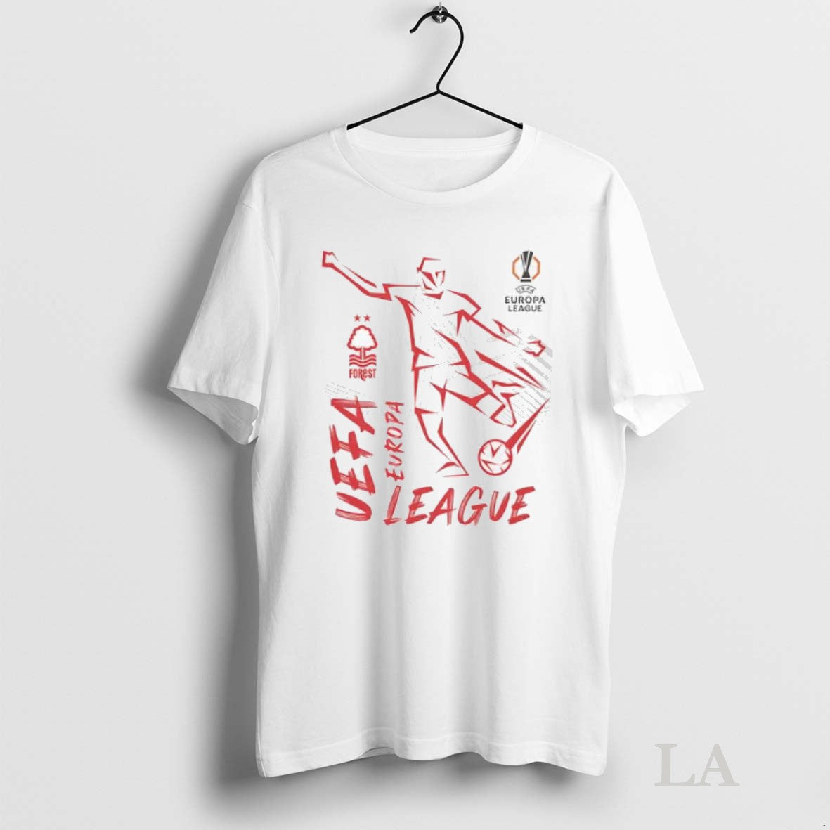 Original Uefa Europa League Forest Player Logo Unisex T-shirt, Sweatshirt, Hoodie, Long Sleeve Tee - T-Shirt, Sweatshirt, Hoodie