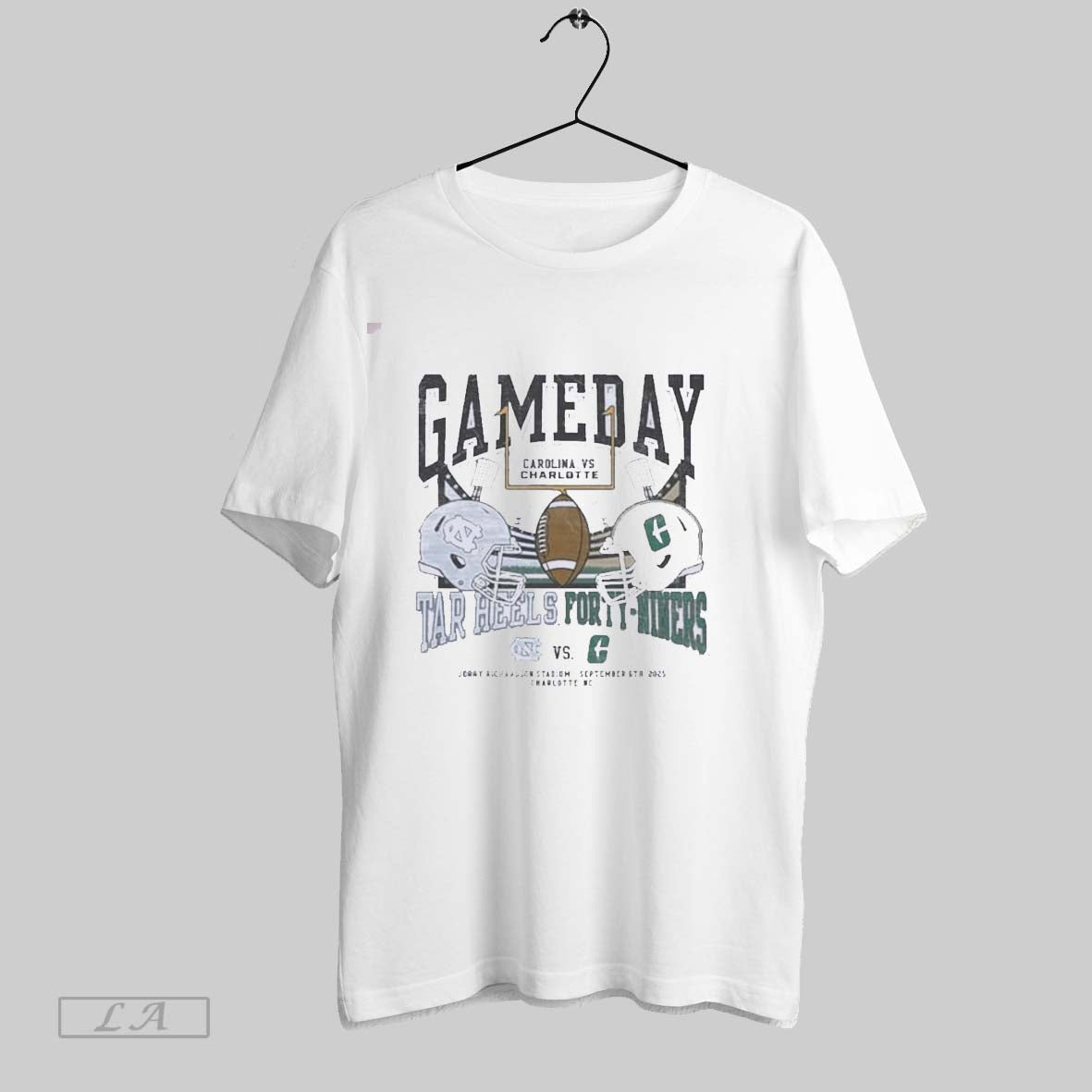 Original Unc Tar Heels Vs Charlotte 2025 Gameday Showdown Football Unisex T-shirt, Sweatshirt, Hoodie, Long Sleeve Tee - T-Shirt, Sweatshirt, Hoodie