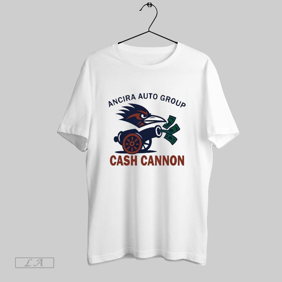 Original Utsa Roadrunners Ancira Auto Group Cash Cannon Unisex T-shirt, Sweatshirt, Hoodie, Long Sleeve Tee - T-Shirt, Sweatshirt, Hoodie