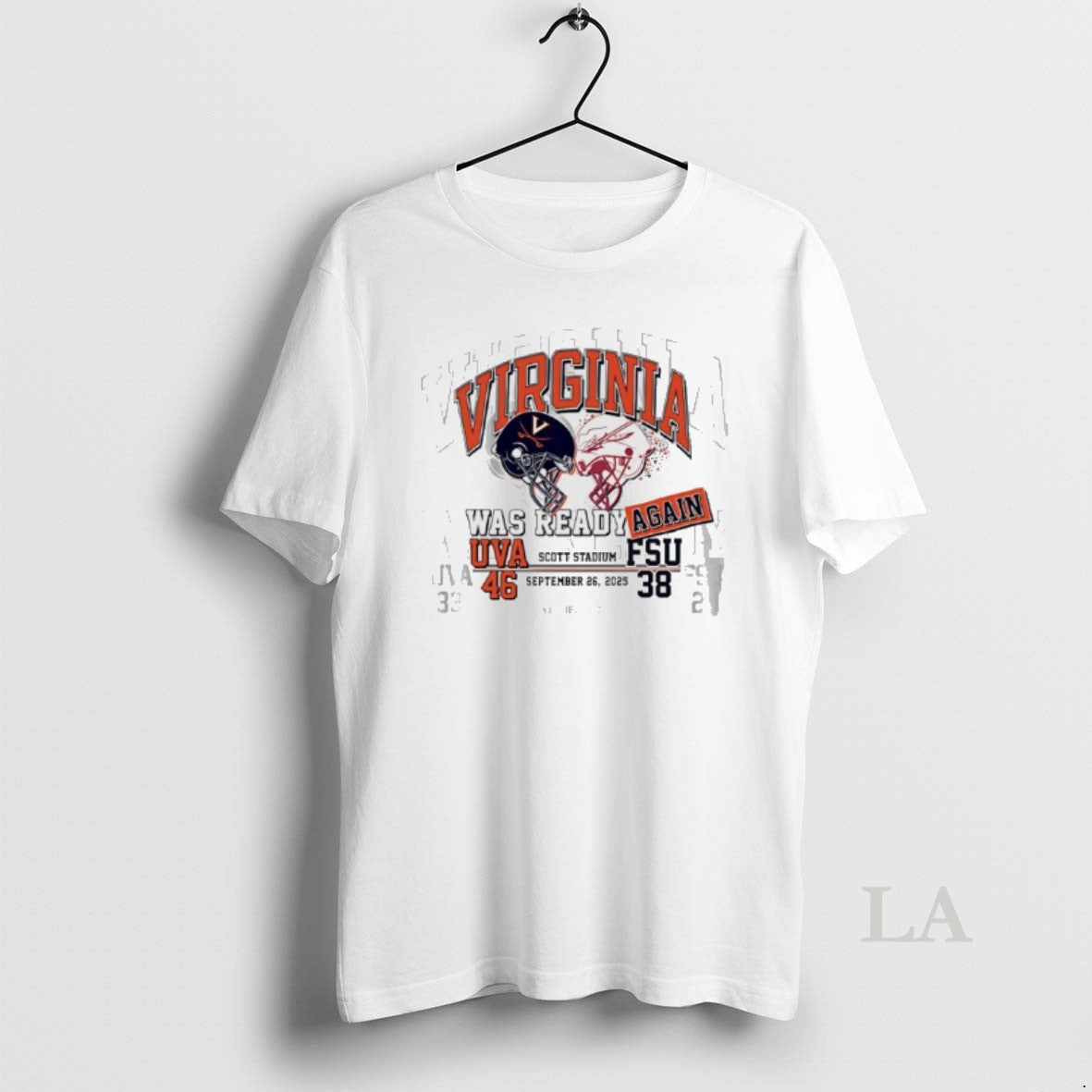 Original Uva Football Beats Fsu Was Ready Again 2025 Score - T-Shirt, Sweatshirt, Hoodie