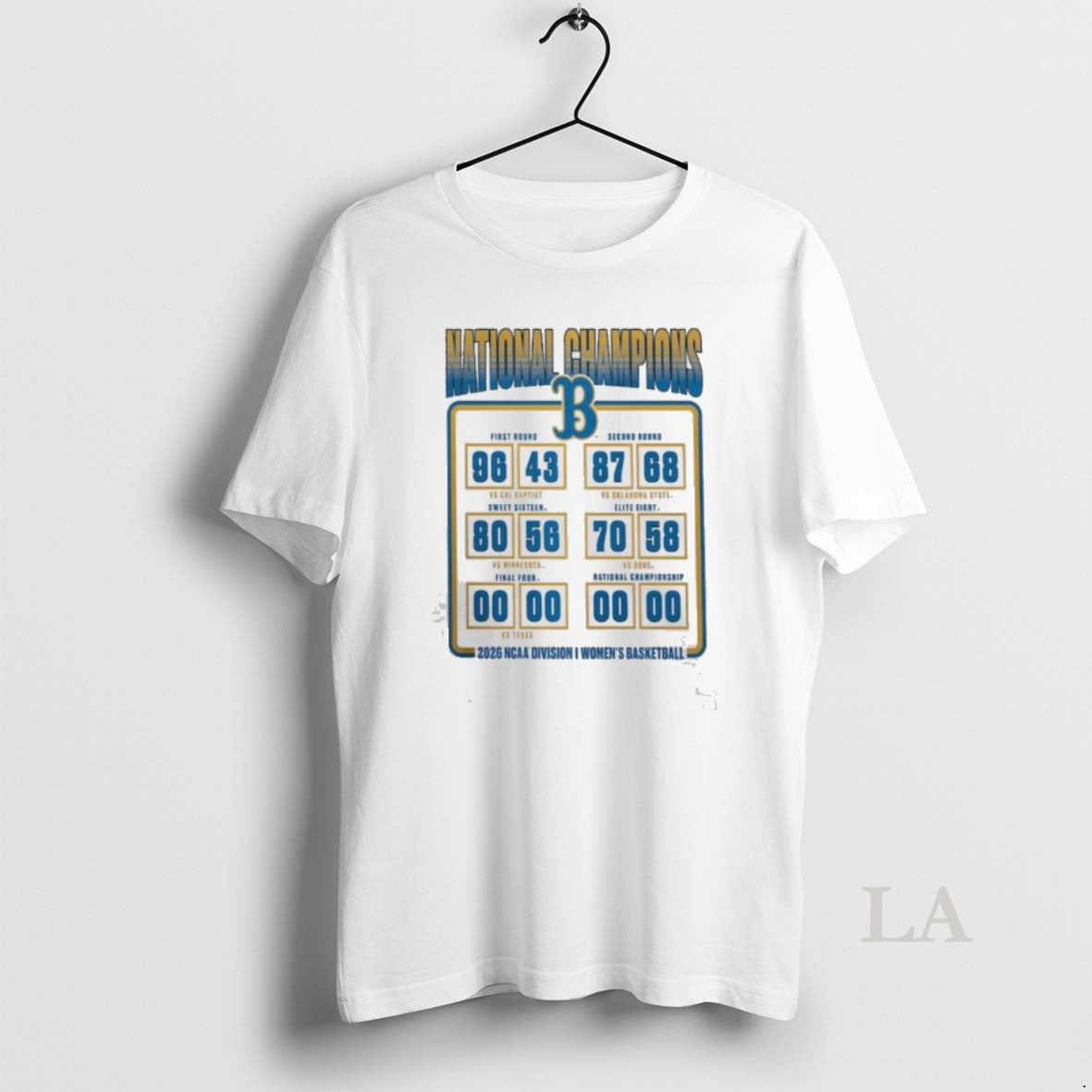Original Ucla Bruins 2026 Ncaa Womens Basketball National Champions Schedule Unisex T-shirt, Sweatshirt, Hoodie, Long Sleeve Tee - T-Shirt, Sweatshirt, Hoodie