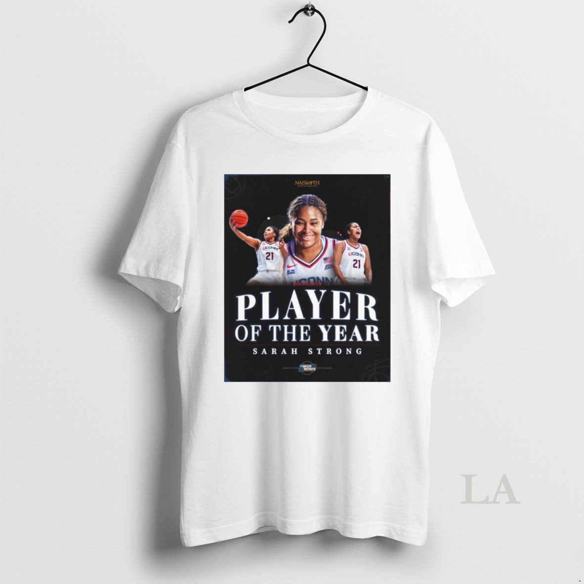 Original Uconn Huskies Sarah Strong 2026 Naismith Player Of The Year Unisex T-shirt, Sweatshirt, Hoodie, Long Sleeve Tee - T-Shirt, Sweatshirt, Hoodie