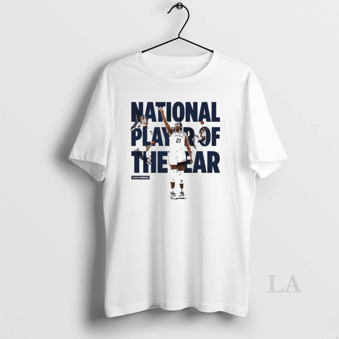 Original Uconns Sarah Strong 2026 National Player Of The Year Unisex T-shirt, Sweatshirt, Hoodie, Long Sleeve Tee - T-Shirt, Sweatshirt, Hoodie