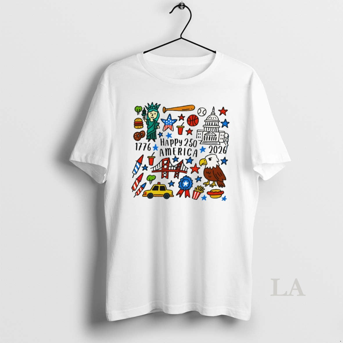 Original United States Of America 250th Anniversary 4th Of July Patriotic Unisex T-shirt, Sweatshirt, Hoodie, Long Sleeve Tee - T-Shirt, Sweatshirt, Hoodie