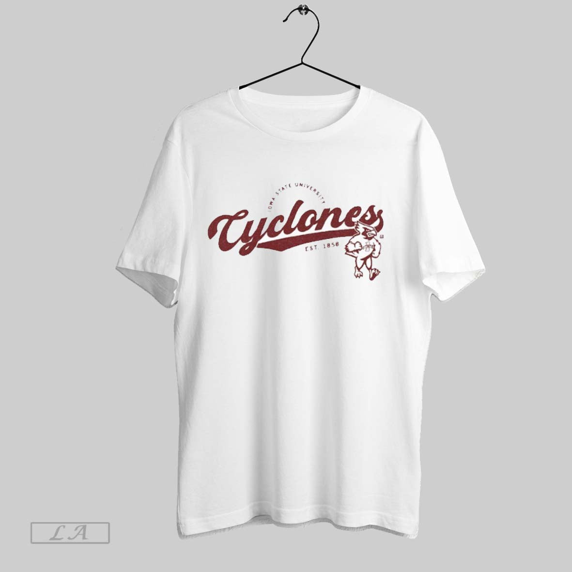 Original University Of Iowa Cyclones Script Logo Heavyweight Unisex T-shirt, Sweatshirt, Hoodie, Long Sleeve Tee - T-Shirt, Sweatshirt, Hoodie