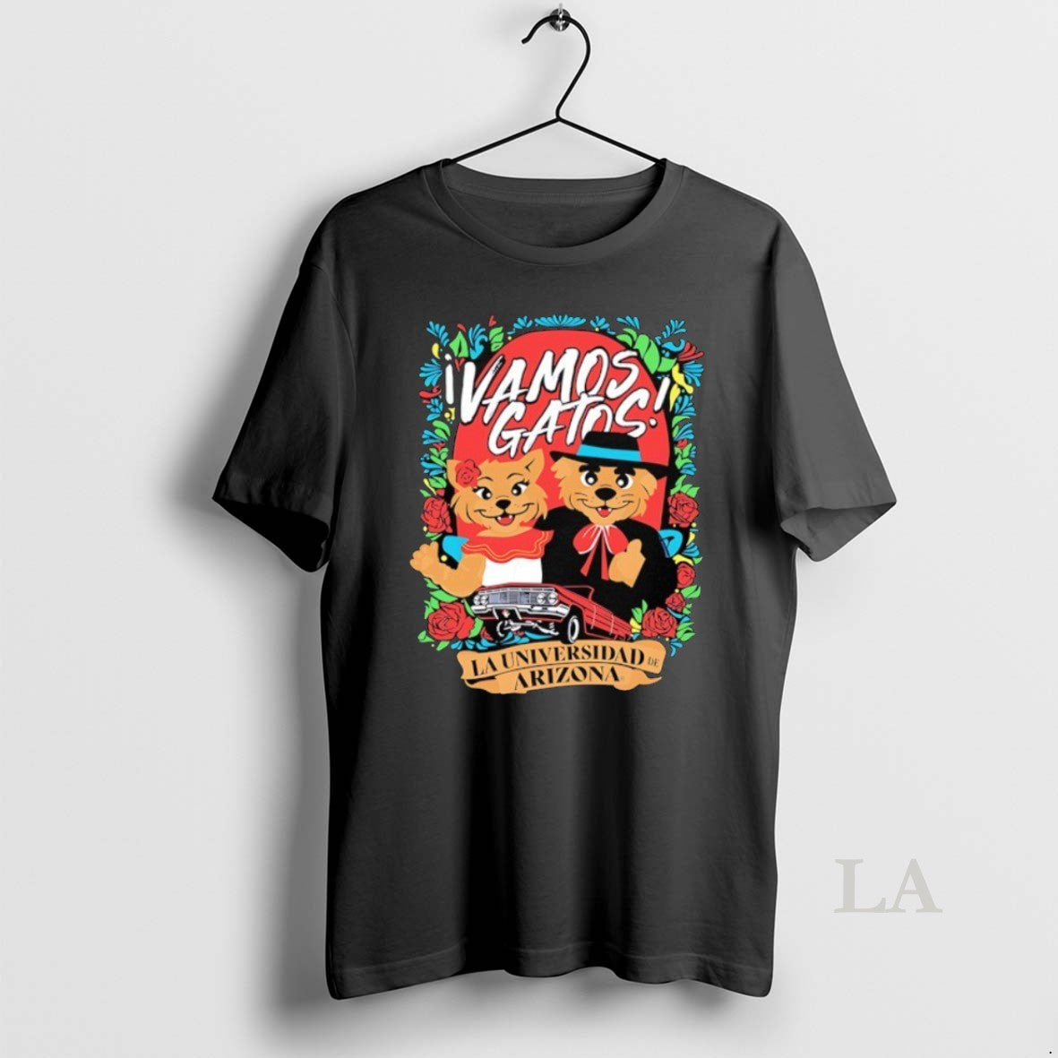 Original Vamos Gatos La Universidad De Arizona Unisex T-shirt, Sweatshirt, Hoodie, Long Sleeve Tee - T-Shirt, Sweatshirt, Hoodie