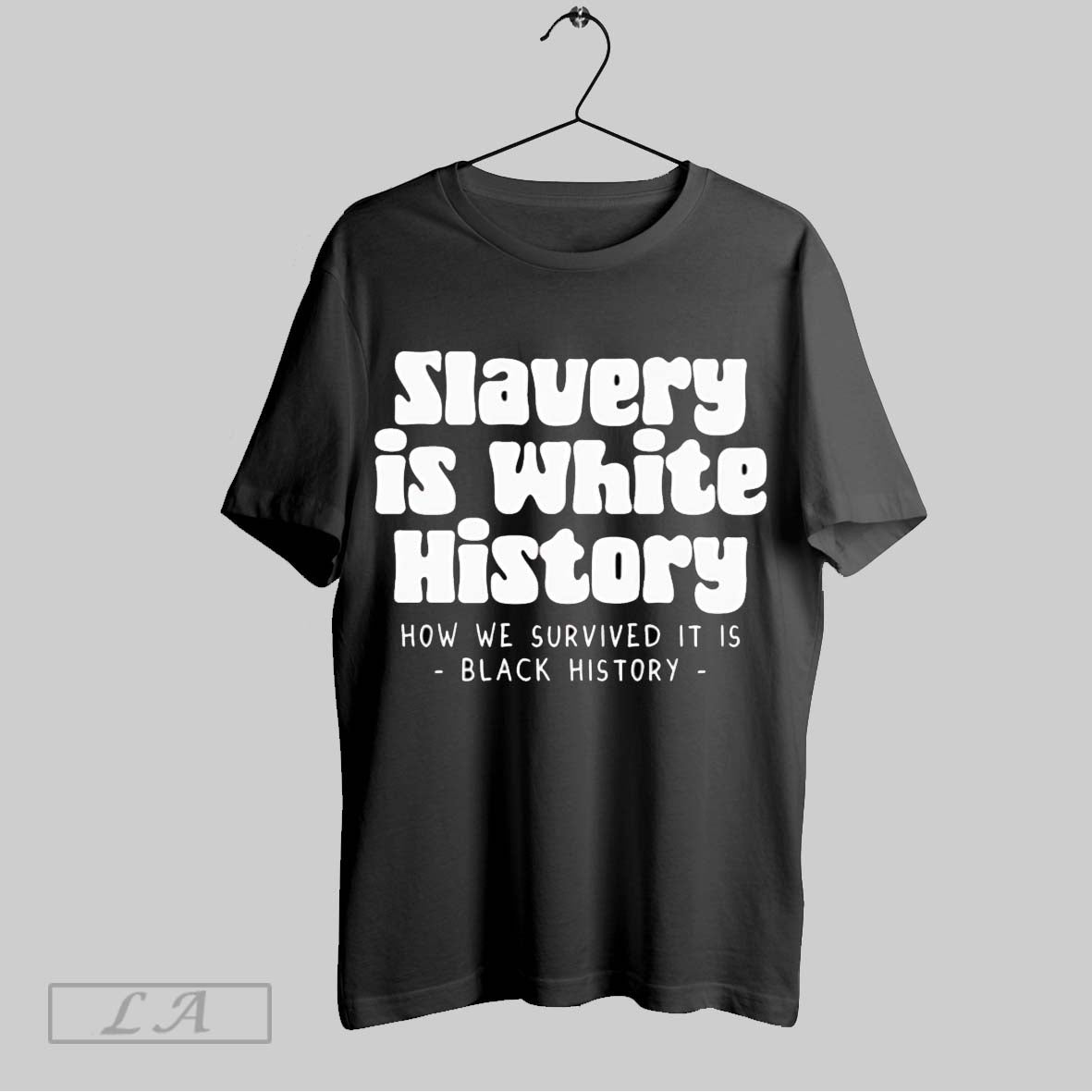 Original Van Lathan Jr Slavery Is White History Unisex T-shirt, Sweatshirt, Hoodie, Long Sleeve Tee - T-Shirt, Sweatshirt, Hoodie