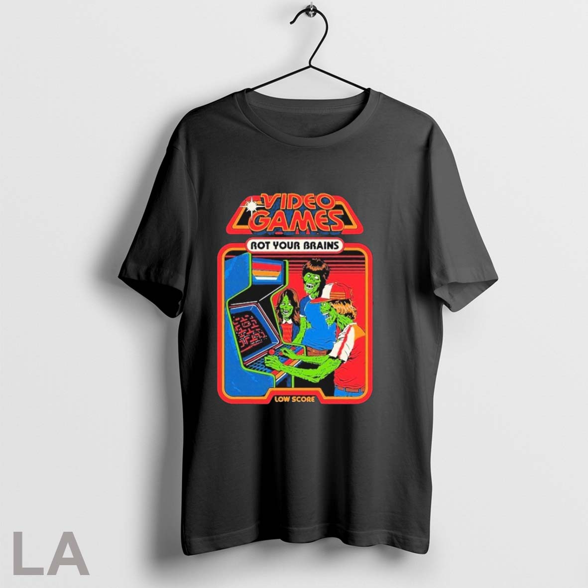 Original Video Games Rot Your Brains Low Score Unisex T-shirt, Sweatshirt, Hoodie, Long Sleeve Tee - T-Shirt, Sweatshirt, Hoodie