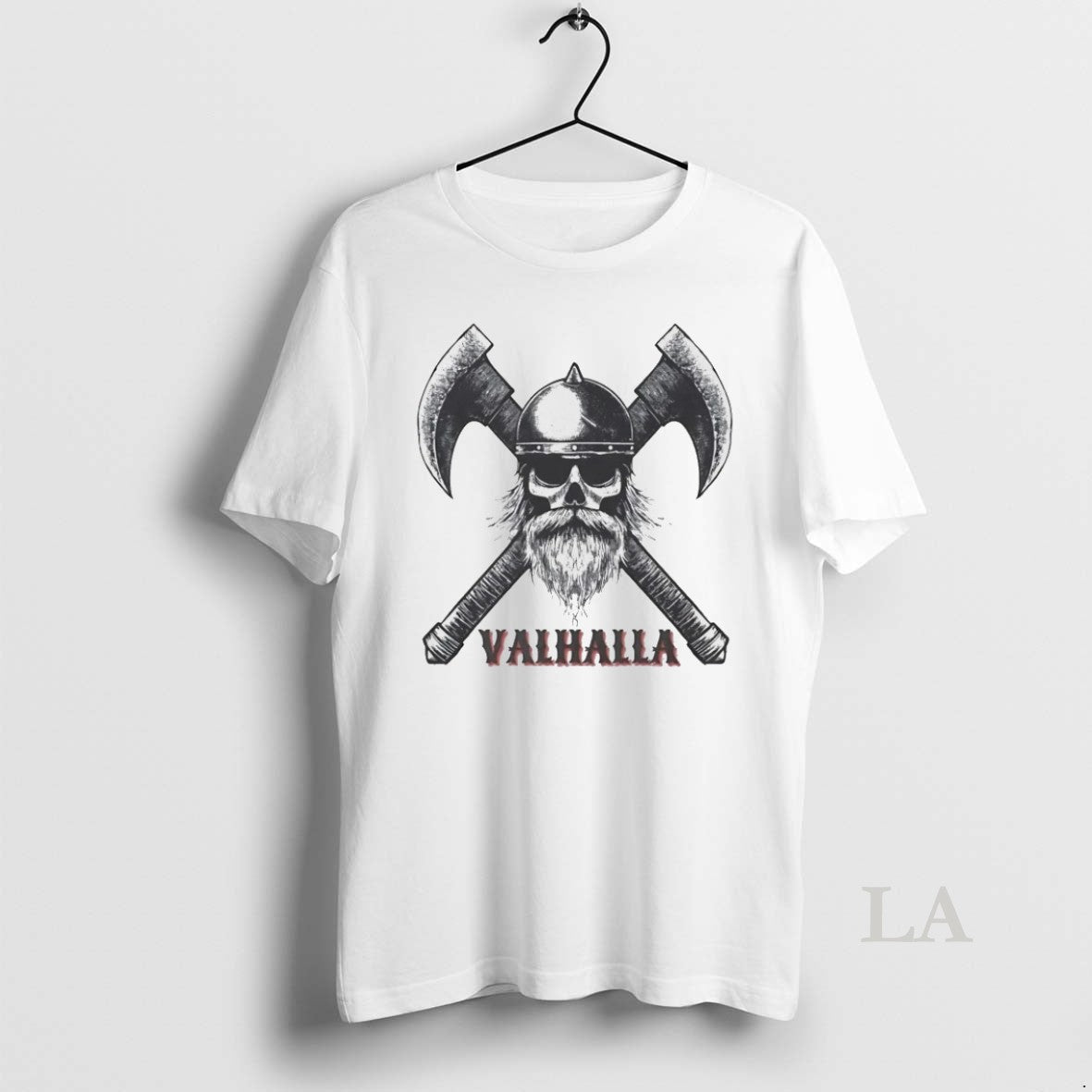 Original Viking Valhalla Skull Crosses Axe Unisex T-shirt, Sweatshirt, Hoodie, Long Sleeve Tee - T-Shirt, Sweatshirt, Hoodie