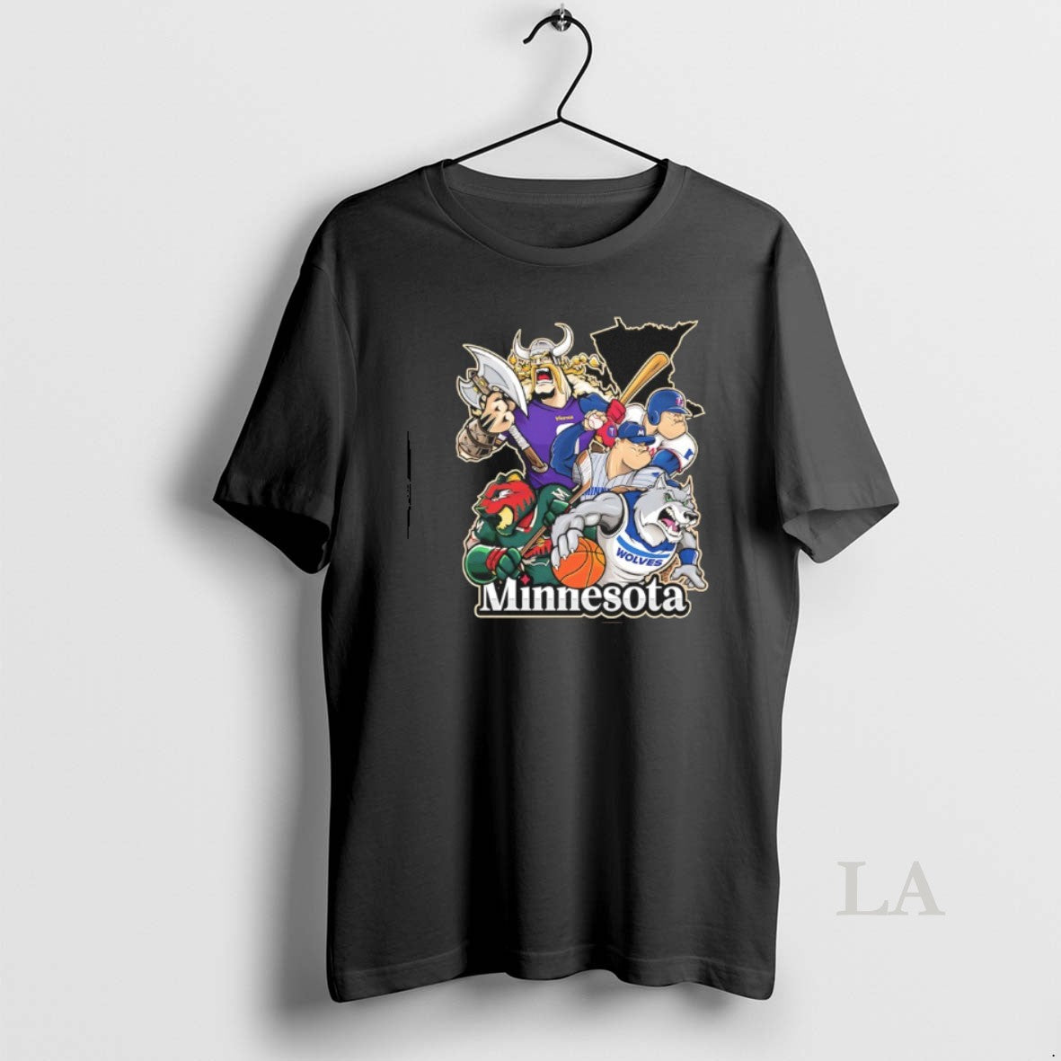 Original Vikings Wolves Twins And Wild Minnesota City Skyline Mascot Unisex T-shirt, Sweatshirt, Hoodie, Long Sleeve Tee - T-Shirt, Sweatshirt, Hoodie