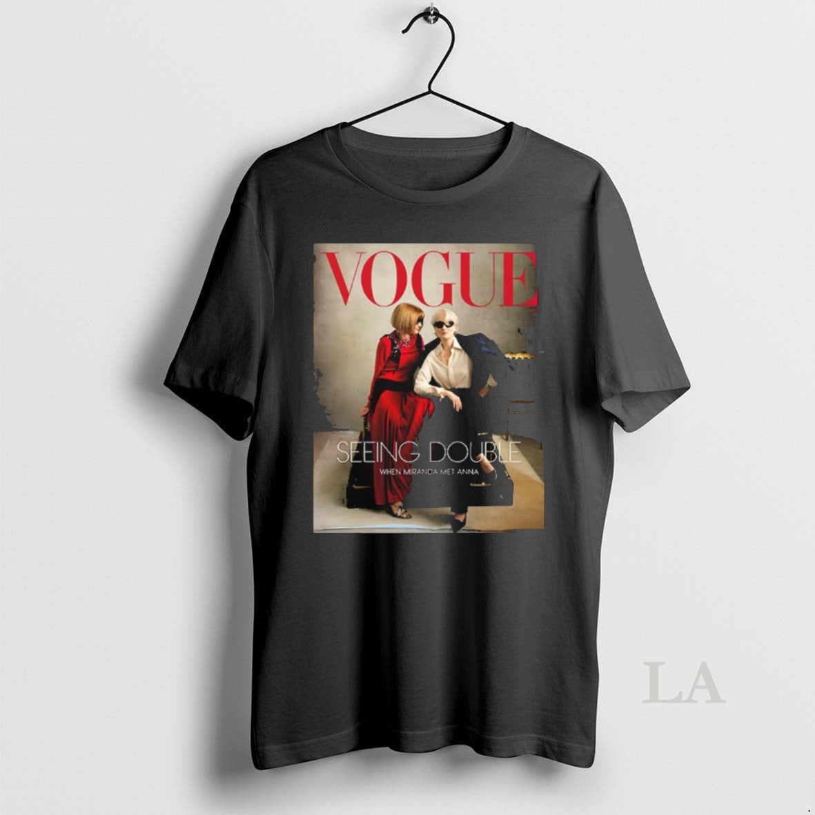 Original Vogue Magazine 2026 Seeing Double When Miranda Met Anna Unisex T-shirt, Sweatshirt, Hoodie, Long Sleeve Tee - T-Shirt, Sweatshirt, Hoodie
