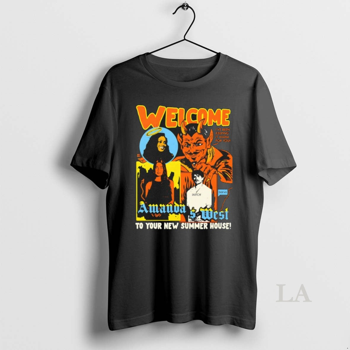 Original Welcome Amanda West To Your New Summer House Cartoon Unisex T-shirt, Sweatshirt, Hoodie, Long Sleeve Tee - T-Shirt, Sweatshirt, Hoodie