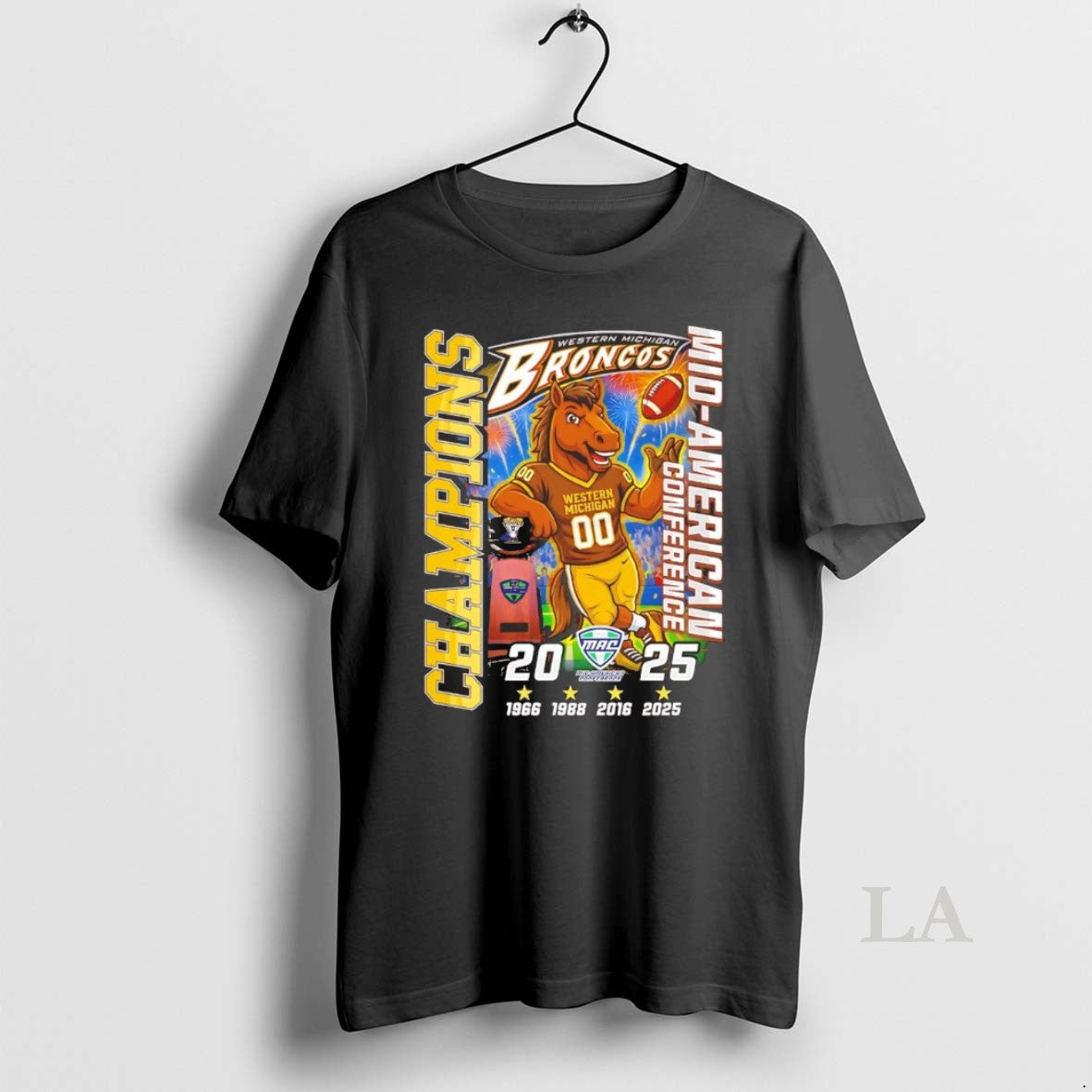 Original Western Michigan Broncos 2025 3 Time Mac Champions Chriast - T-Shirt, Sweatshirt, Hoodie
