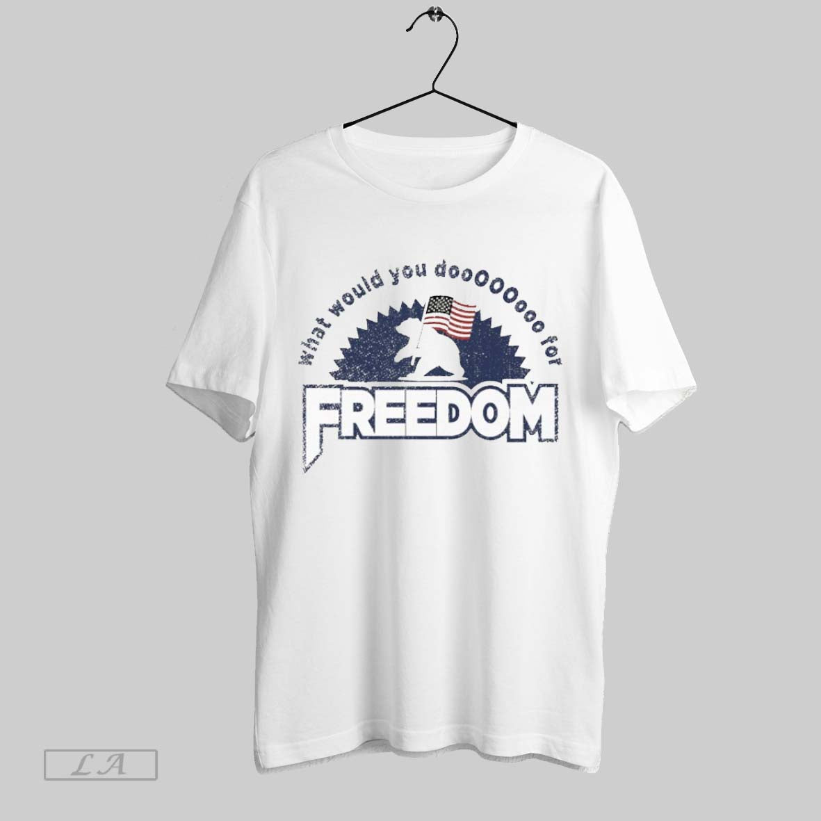 Original What Would You Do Freedom Bear American Flag Unisex T-shirt, Sweatshirt, Hoodie, Long Sleeve Tee - T-Shirt, Sweatshirt, Hoodie