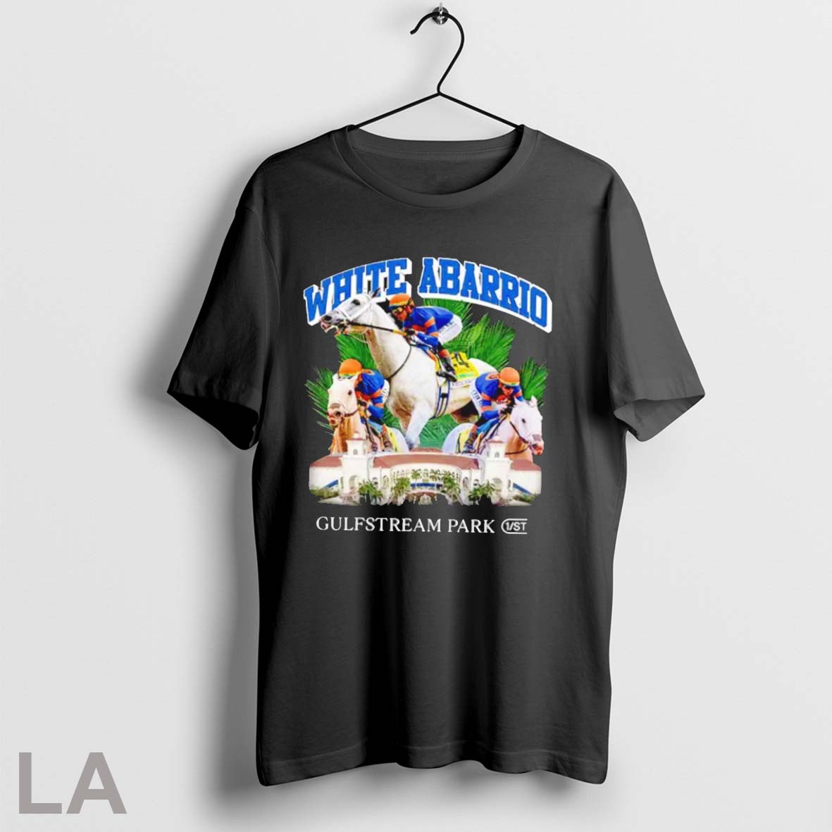 Original White Abarrio Gulfstream Park Unisex T-shirt, Sweatshirt, Hoodie, Long Sleeve Tee - T-Shirt, Sweatshirt, Hoodie