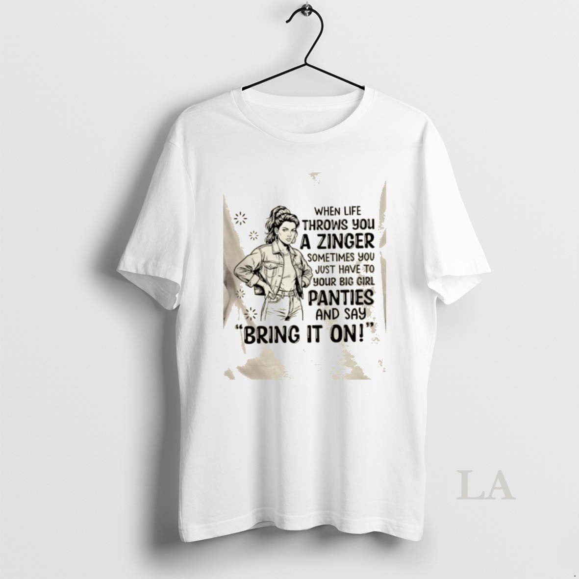 Original Women When Life Throws You A Zinger Sometimes You Just Have To Put On - T-Shirt, Sweatshirt, Hoodie