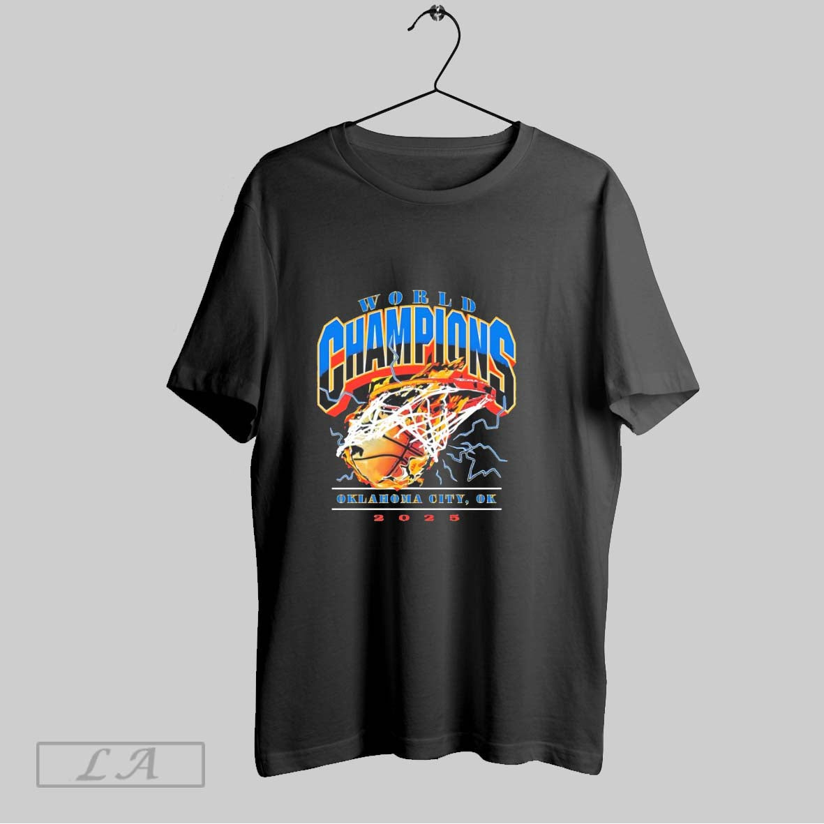 Original World Champions 2025 Oklahoma City Thunder Unisex T-shirt, Sweatshirt, Hoodie, Long Sleeve Tee - T-Shirt, Sweatshirt, Hoodie