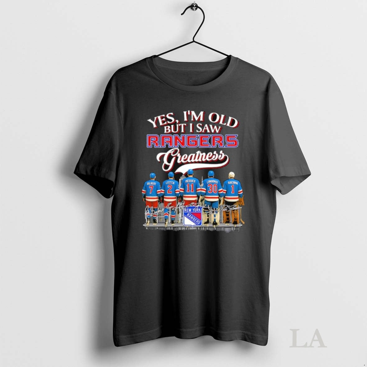 Original Yes Im Old But I Saw New York Rangers Greatness Legends Signatures Team Logo Unisex T-shirt, Sweatshirt, Hoodie, Long Sleeve Tee - T-Shirt, Sweatshirt, Hoodie