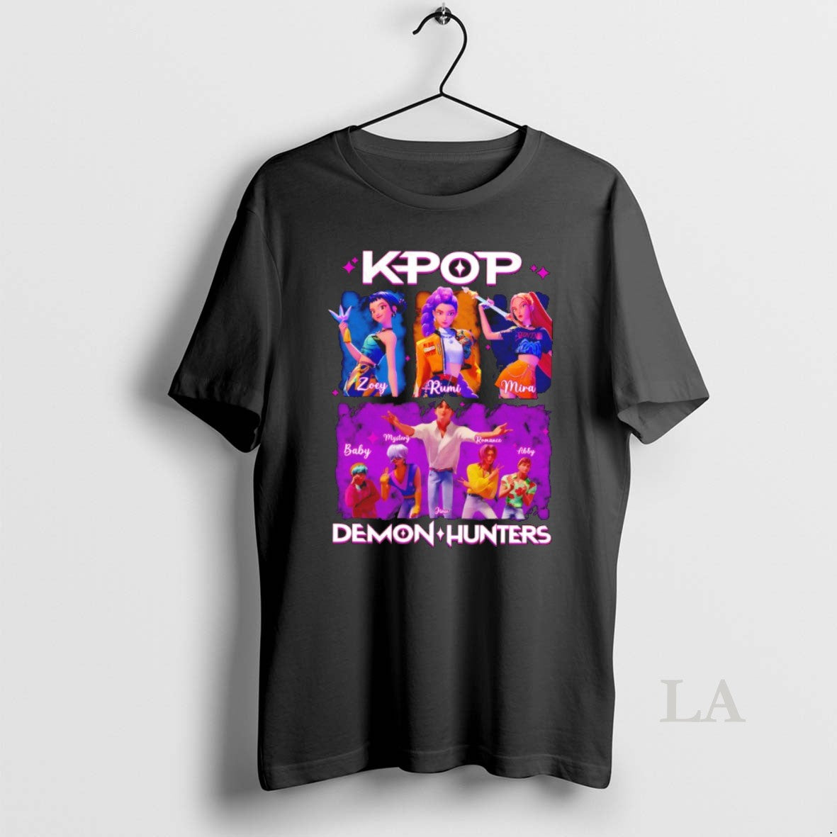 Original Zoey Rumi Mira Kpop Demon Hunters Preppy Kpop Huntrix Unisex T-shirt, Sweatshirt, Hoodie, Long Sleeve Tee - T-Shirt, Sweatshirt, Hoodie