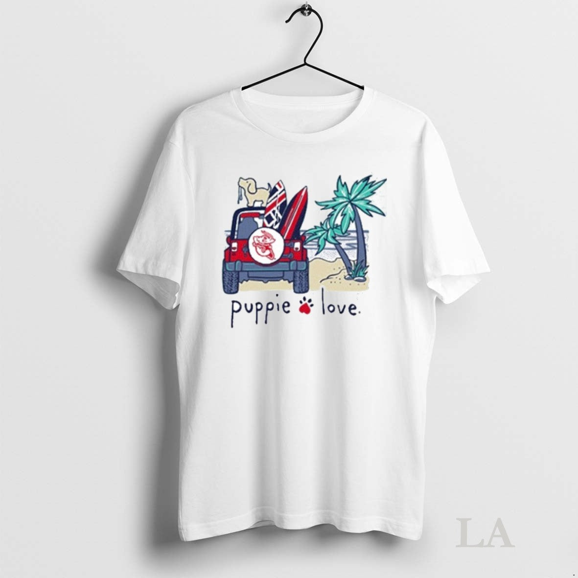 Original Jacksonville Jumbo Shrimp Puppie Love Beach Pup Unisex T-shirt, Sweatshirt, Hoodie, Long Sleeve Tee - T-Shirt, Sweatshirt, Hoodie