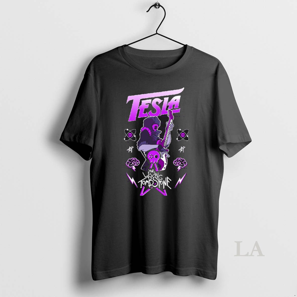 Original The Living Tombstone Tesla New Logo Unisex T-shirt, Sweatshirt, Hoodie, Long Sleeve Tee - T-Shirt, Sweatshirt, Hoodie