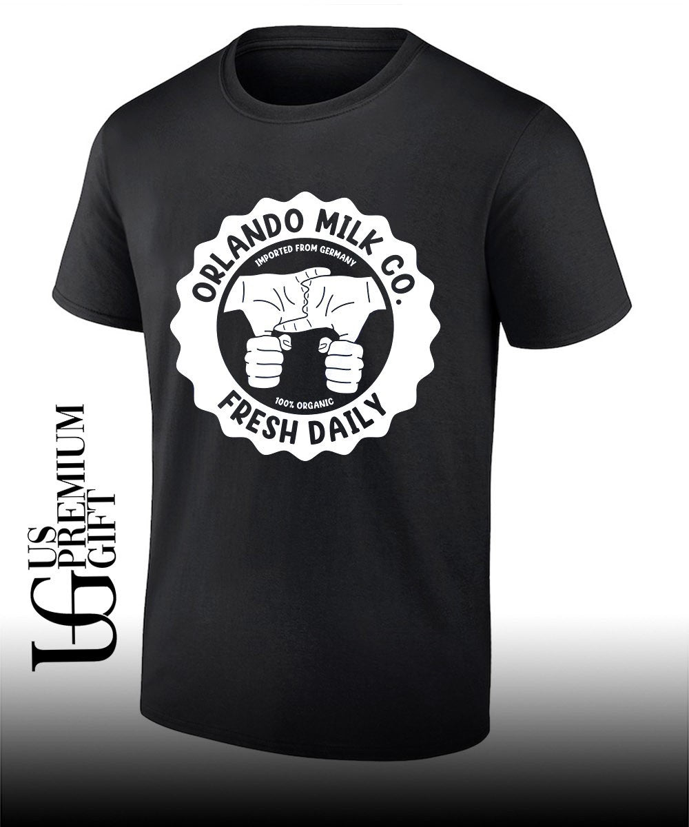 Orlando Milk Co. Fresh Daily shirt Unisex T-shirt, Sweatshirt, Hoodie, Long Sleeve Tee - T-Shirt, Sweatshirt, Hoodie