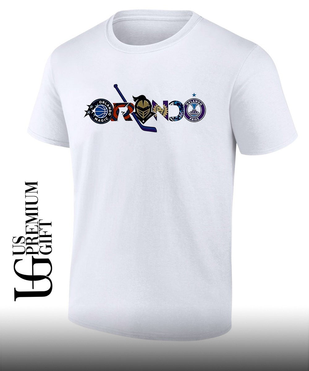 Orlando Professional Sport Teams logo shirt Unisex T-shirt, Sweatshirt, Hoodie, Long Sleeve Tee - T-Shirt, Sweatshirt, Hoodie