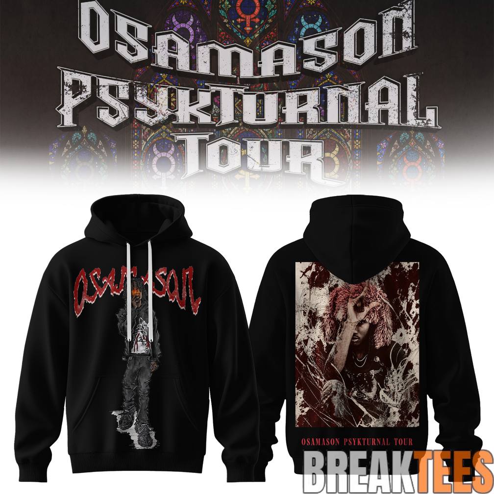 OsamaSon Psykturnal Tour 2026 Hoodie Unisex T-shirt, Sweatshirt, Hoodie, Long Sleeve Tee - T-Shirt, Sweatshirt, Hoodie