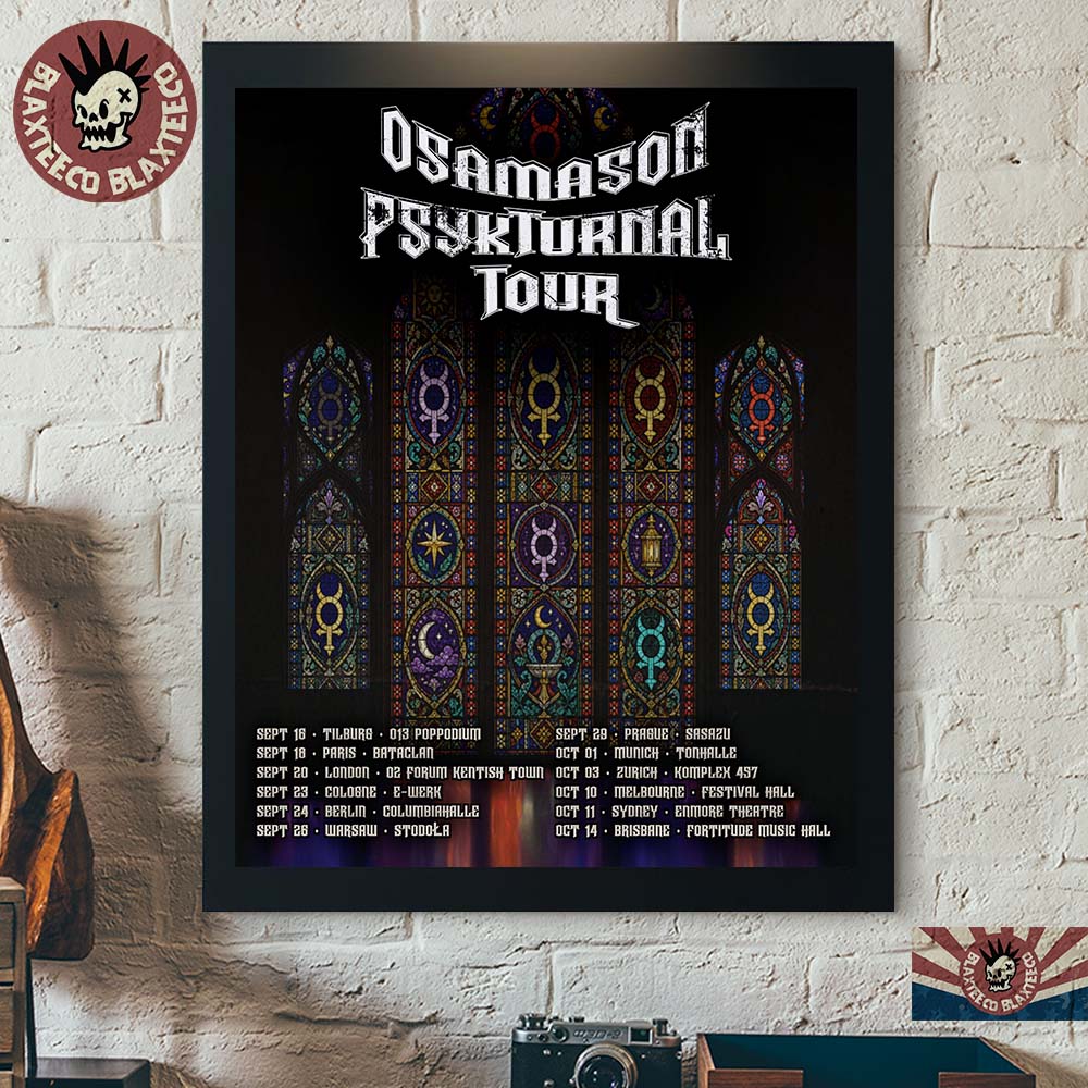Osamason Psykturnal Tour 2026 World Tour Schedule Dates Home Decor Poster Canvas Unisex T-shirt, Sweatshirt, Hoodie, Long Sleeve Tee - T-Shirt, Sweatshirt, Hoodie