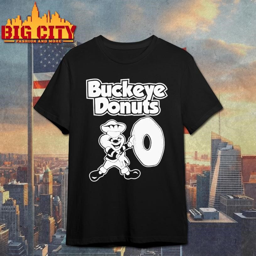 Osu Buckeye Donuts Shirt Unisex T-shirt, Sweatshirt, Hoodie, Long Sleeve Tee - T-Shirt, Sweatshirt, Hoodie