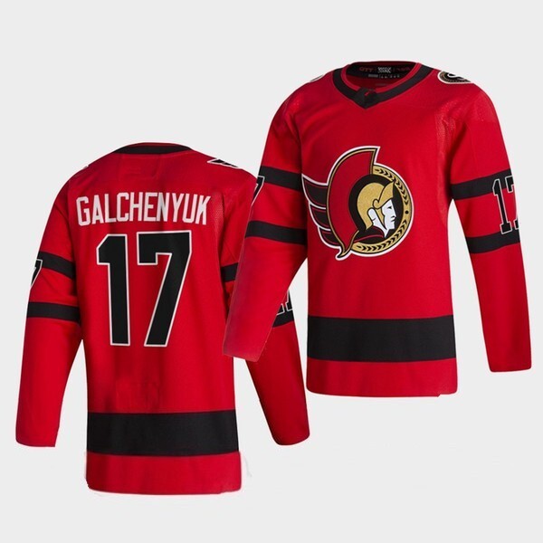 Ottawa Senators 2021 Reverse Retro Style 11 Hockey Jersey hockey jersey product view 1