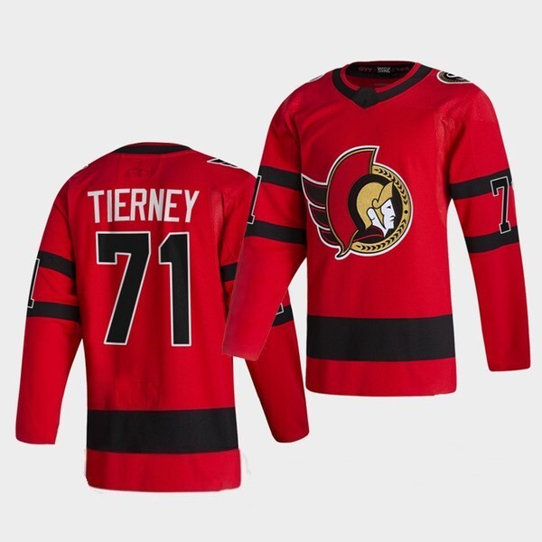 Ottawa Senators 2021 Reverse Retro Style 7 Hockey Jersey hockey jersey product view 1