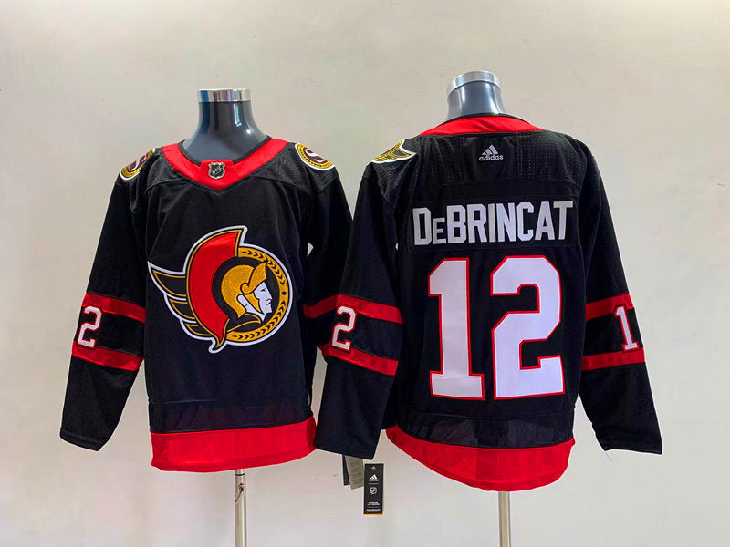 Ottawa Senators #12 Alex DeBrincat Style 1 Hockey Jersey hockey jersey product view 1