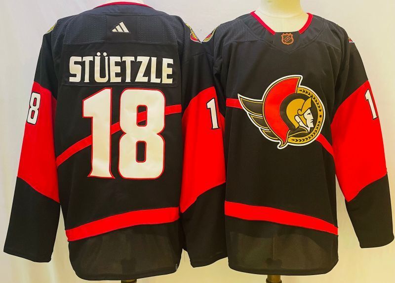 Ottawa Senators #18 Tim Stutzle Style 2 Hockey Jersey hockey jersey product view 1