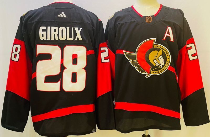 Ottawa Senators #28 Claude Giroux Style 6 Hockey Jersey hockey jersey product view 1