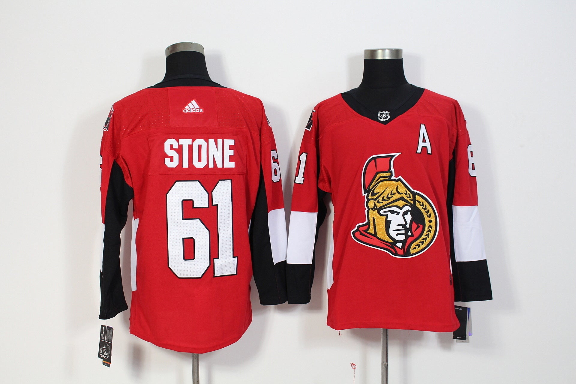 Ottawa Senators #61 Mark Stone Hockey Jersey hockey jersey product view 1