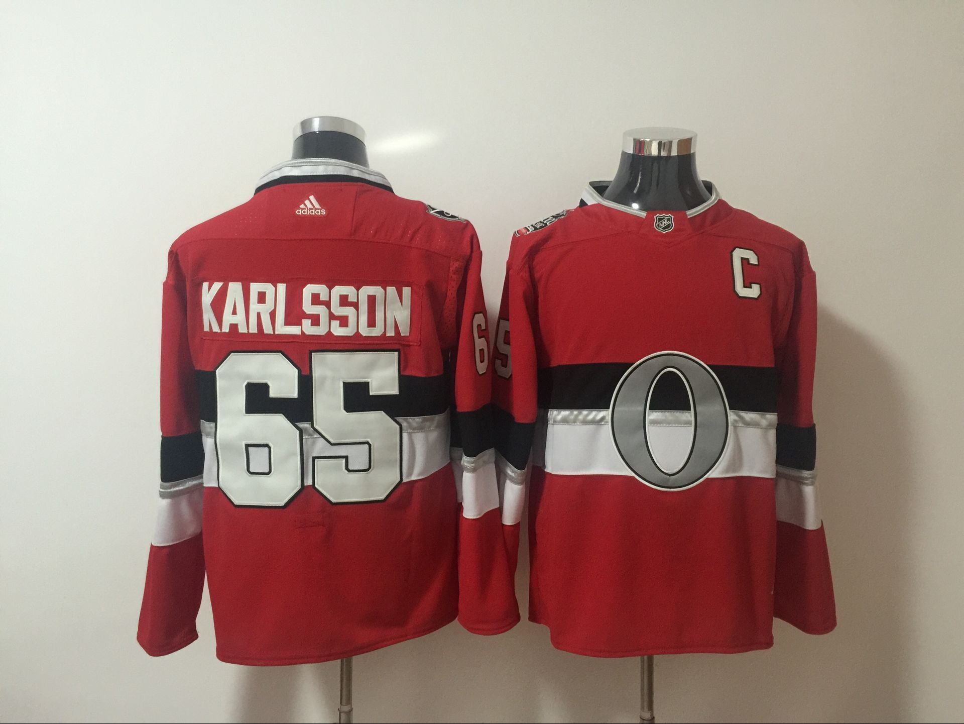 Ottawa Senators #65 Erik Karlsson Style 2 Hockey Jersey hockey jersey product view 1