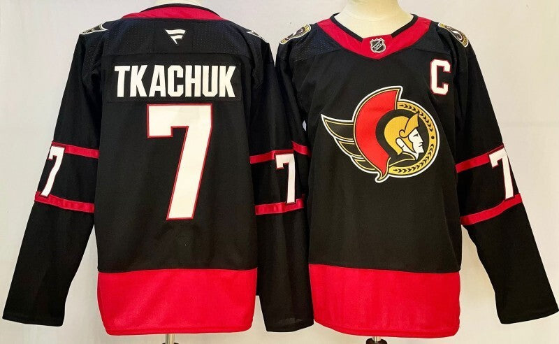 Ottawa Senators #7 Brady Tkachuk Style 2 Hockey Jersey hockey jersey product view 1