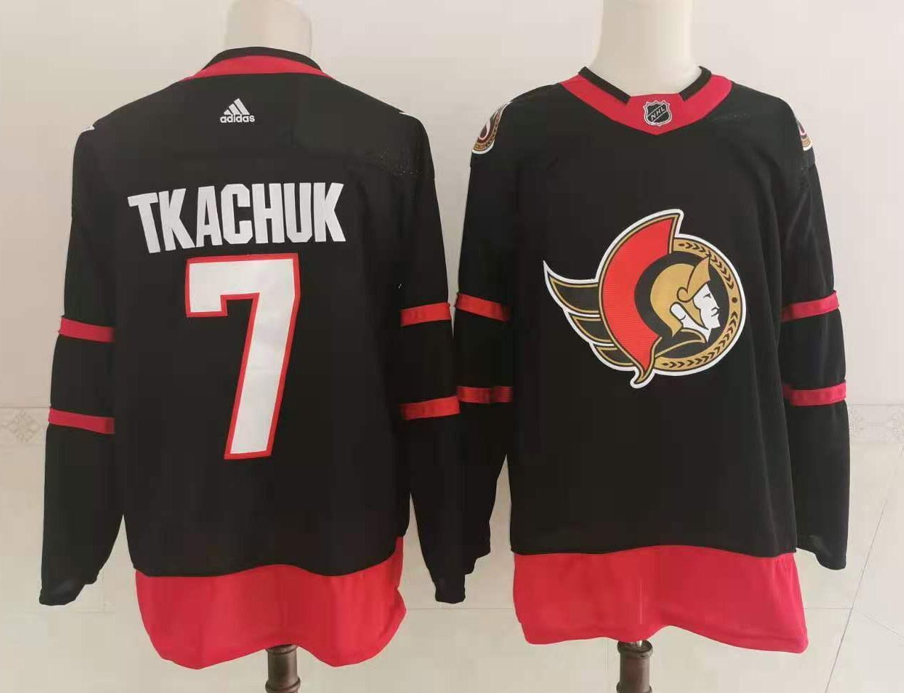 Ottawa Senators #7 Brady Tkachuk Style 9 Hockey Jersey hockey jersey product view 1